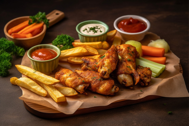 alitas de pollo
